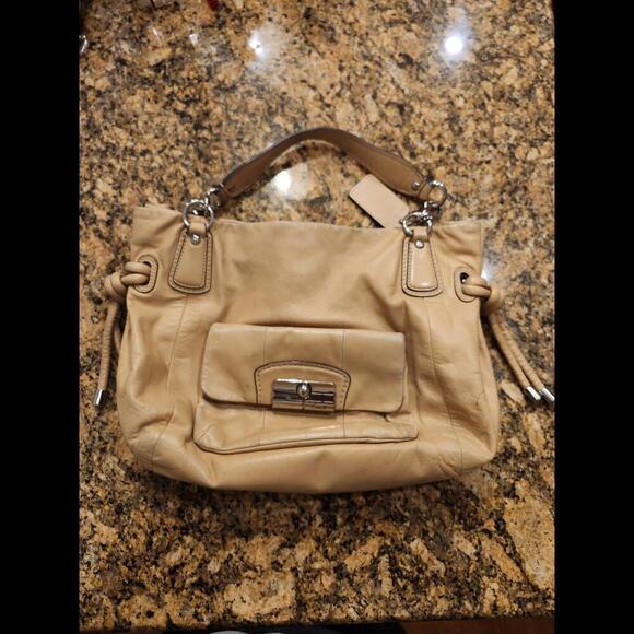 Coach 2010 Kristen Satchel Beige‎ - Picture 1 of 6